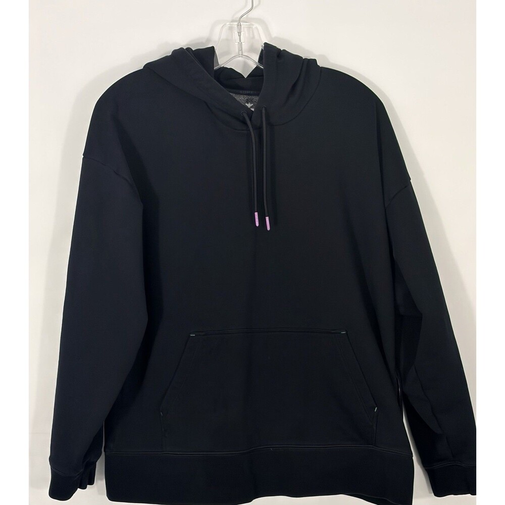 Bombas Men’s Black Hoodie Sweatshirt. Side Zip Pocket SizeXXL.
